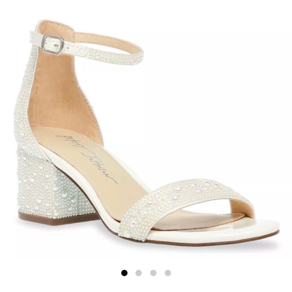 Betsey Johnson Ivory Mari Heels